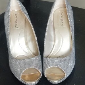 Gold and silver Bandolino Heels